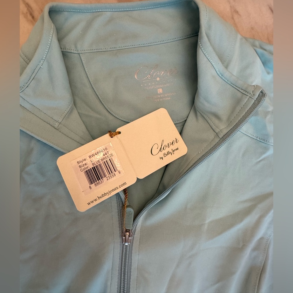 Bobby Jones Women's Tech Solid Full-Zip Jacket Size Large New With Tags - Picture 7 of 13